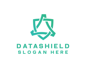 Chemist - Abstract Green Shield logo design