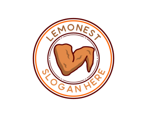 Chicken Wing - Fried Chicken Restaurant logo design