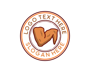 Fried - Fried Chicken Restaurant logo design