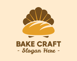 Golden Bread Shell  logo design