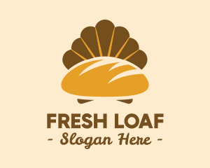 Bread - Golden Bread Shell logo design