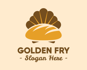 Golden Bread Shell  logo design