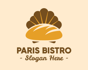 Golden Bread Shell  logo design