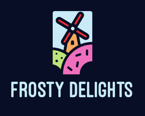 Icing - Windmill Doughnut Bakery logo design