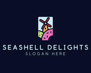 Windmill Doughnut Bakery logo design