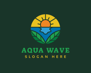 Beach Vacation Resort logo design