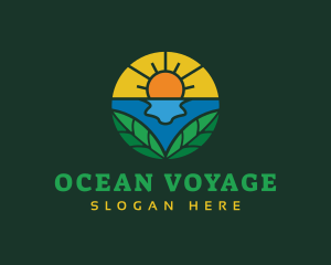 Beach Vacation Resort logo design