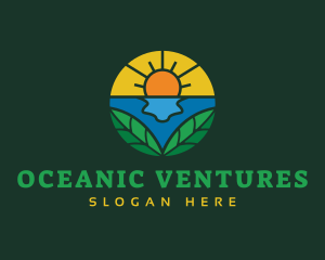 Beach Vacation Resort logo design