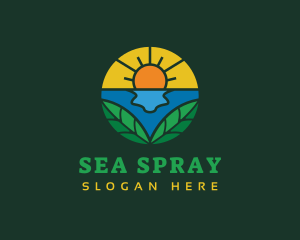 Beach Vacation Resort logo design