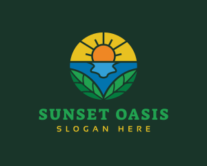 Beach Vacation Resort logo design