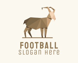 Brown Goat Origami  Logo
