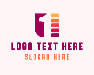 Full - Battery Charging Number 1 logo design