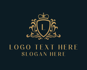 Law Firm - Crown Shield Hotel logo design
