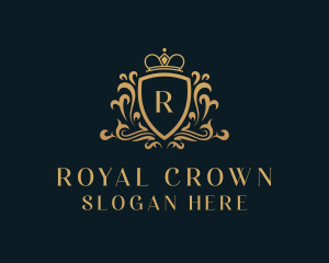 Crown Shield Hotel logo design