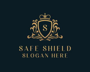 Crown Shield Hotel logo design