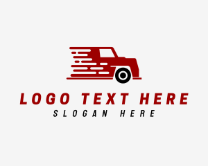 Trucking - Fast Trucking Vehicle logo design