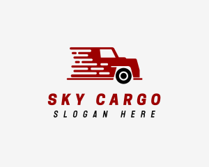 Fast Trucking Vehicle logo design