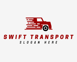 Fast Trucking Vehicle logo design