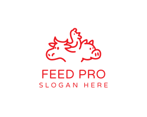 Livestock Domestic Animals logo design