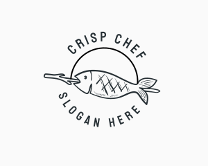 Fish Grill Restaurant logo design