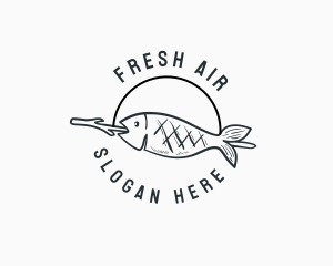 Fish Grill Restaurant logo design