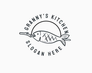 Fish Grill Restaurant logo design