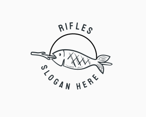 Fish Grill Restaurant logo design