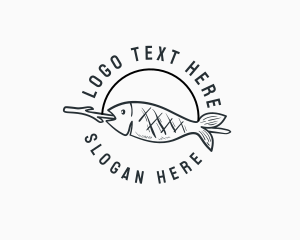 Chef - Fish Grill Restaurant logo design