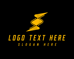 Electrical Circuit Bolt logo design