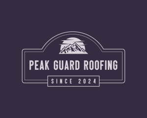 Mountain Trekking Camping  logo design