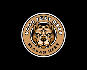 Player - Pitbull Dog Gaming logo design