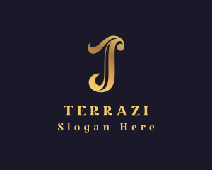 Elegant Stylish Lifestyle Letter T logo design