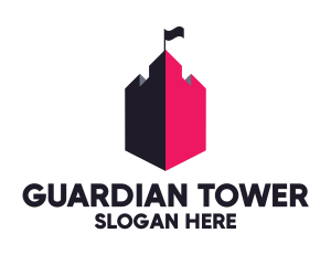 Security Castle Tower logo design