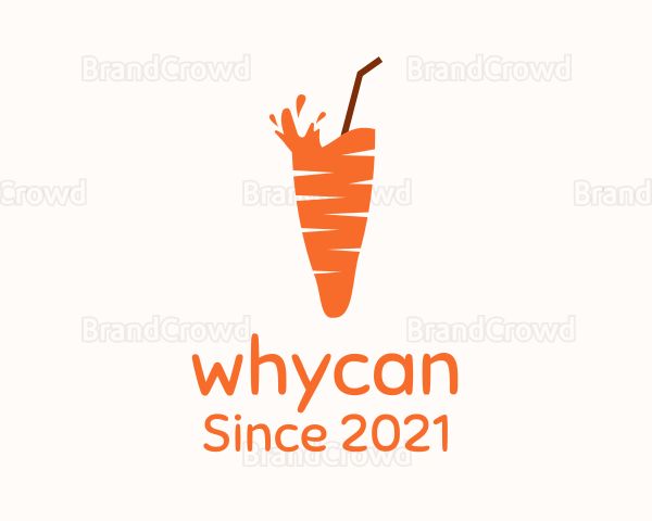 Carrot Juice Drink Logo