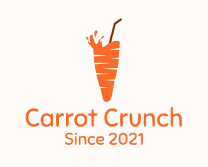 Carrot - Carrot Juice Drink logo design