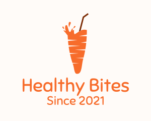 Carrot Juice Drink logo design