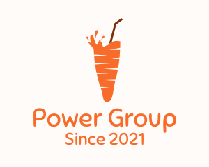 Produce - Carrot Juice Drink logo design