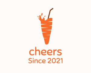 Fresh - Carrot Juice Drink logo design