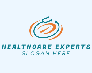 Medical Stethoscope Gauge logo design