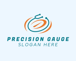 Gauge - Medical Stethoscope Gauge logo design