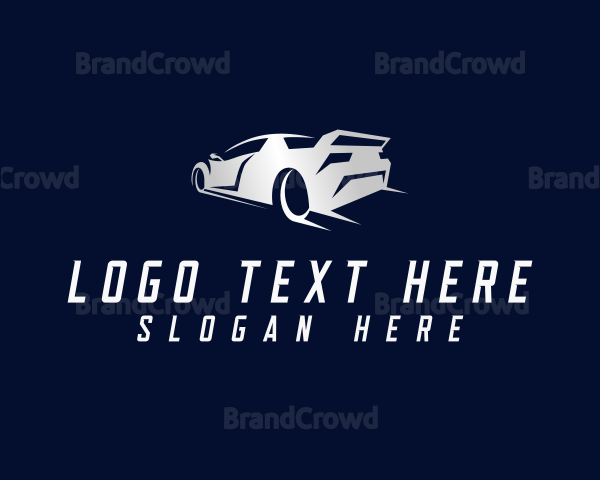 Sports Car Vehicle Dealer Logo