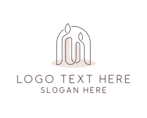 Interior Designer - Spa Candle Decor logo design