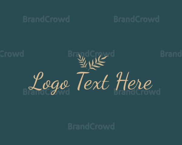 Elegant Luxury Script Logo