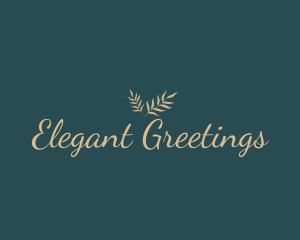 Invitation - Elegant Luxury Script logo design