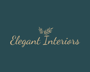 Elegant Luxury Script logo design