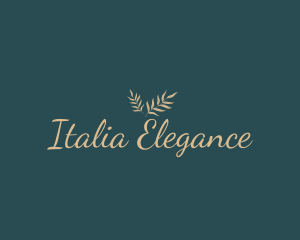 Elegant Luxury Script logo design