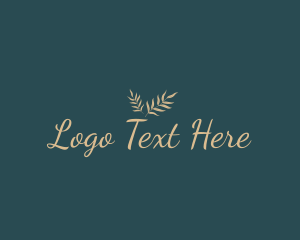 Handmade - Elegant Luxury Script logo design