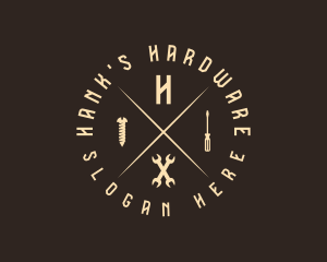 Carpentry Hardware Tools Handyman logo design