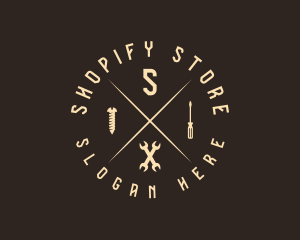 Carpentry Hardware Tools Handyman logo design