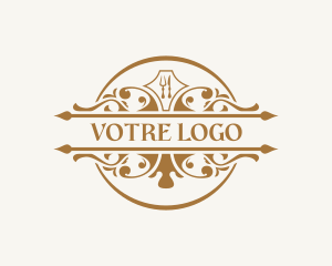 Art Deco Fine Dining Restaurant  Logo